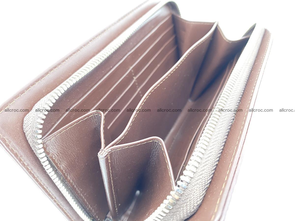 Crocodile skin zip wallet 608 Foto 15