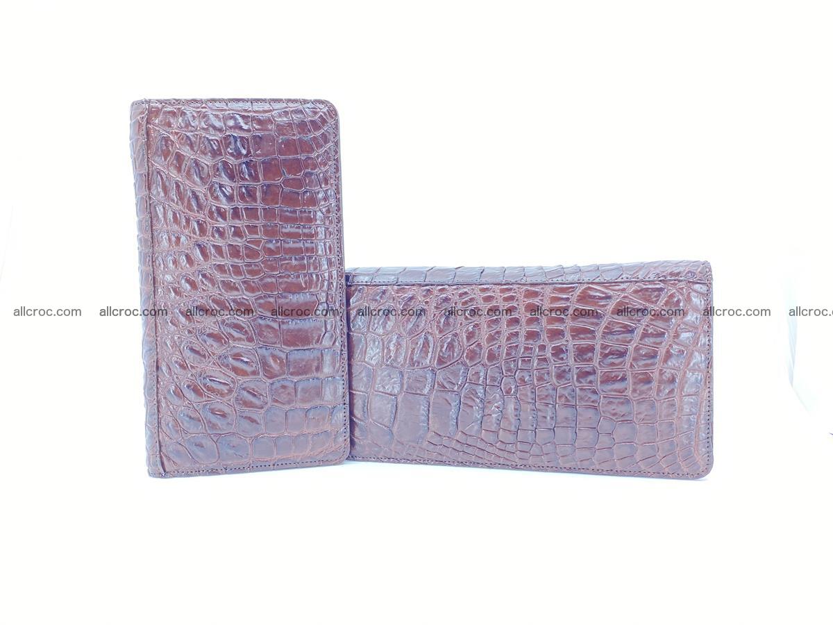 Crocodile skin zip wallet 608 Foto 12