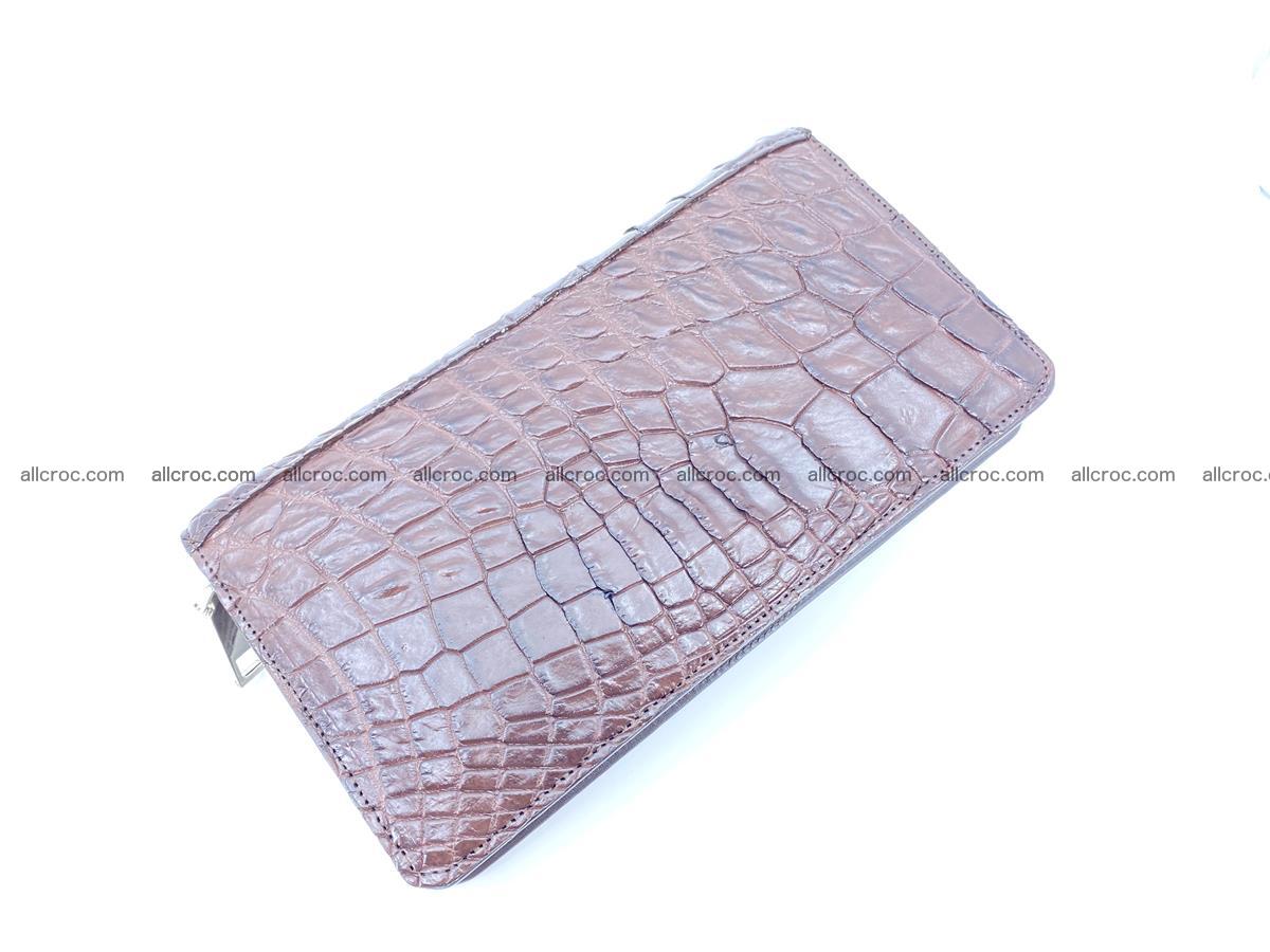 Crocodile skin zip wallet 608 Foto 8
