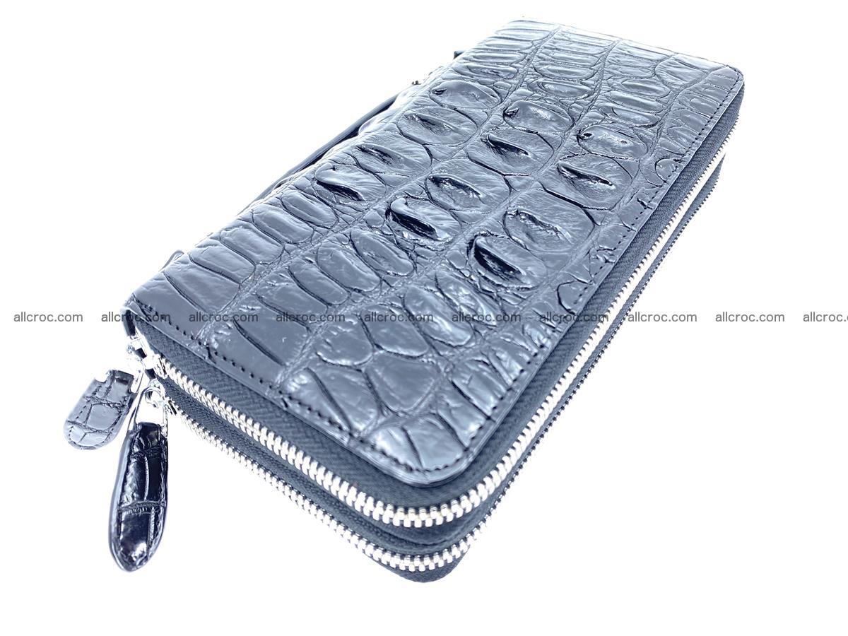 Crocodile skin wallet 2-zips 676 Foto 1