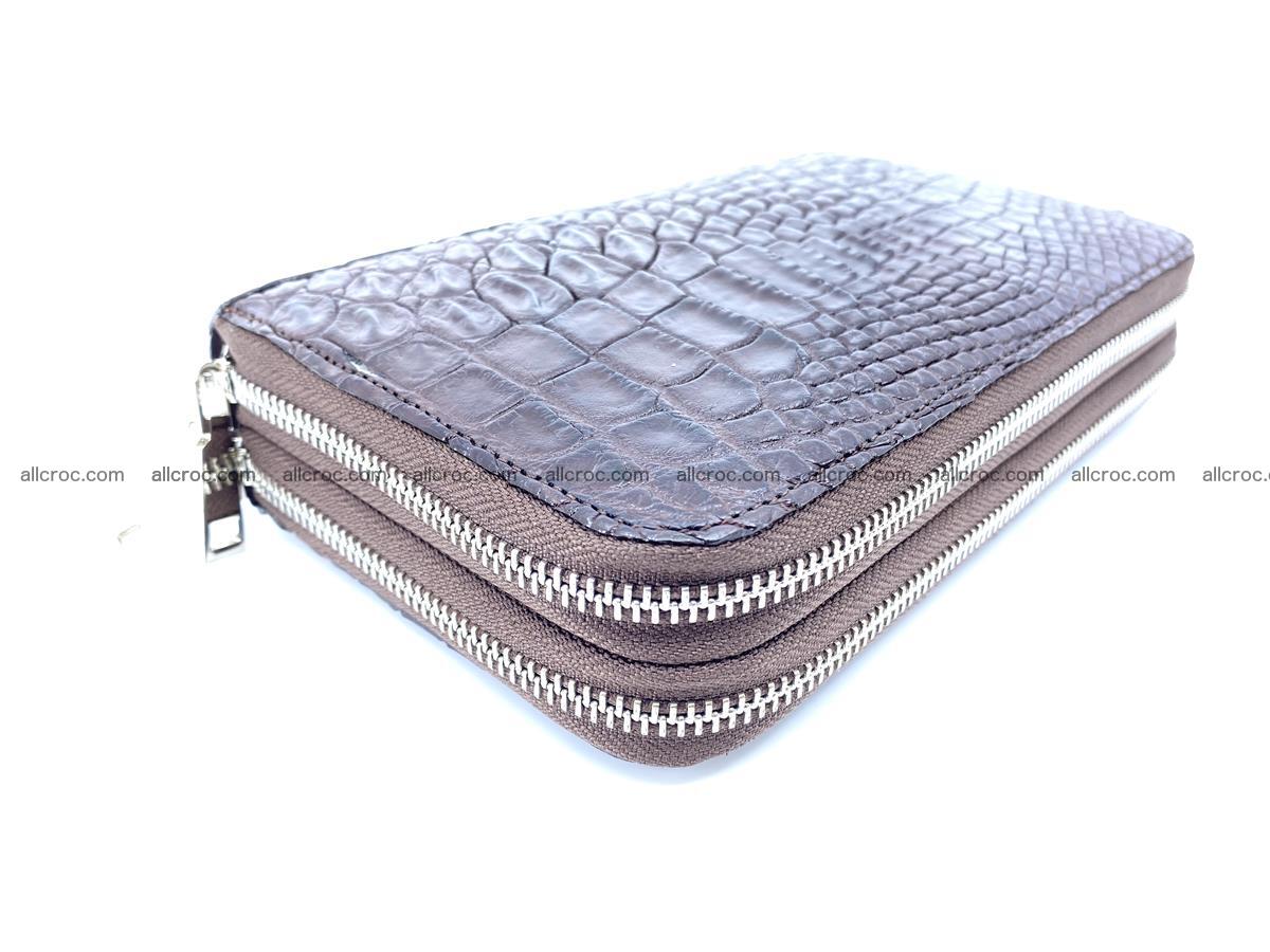 Crocodile skin wallet 2-zips 590 Foto 5