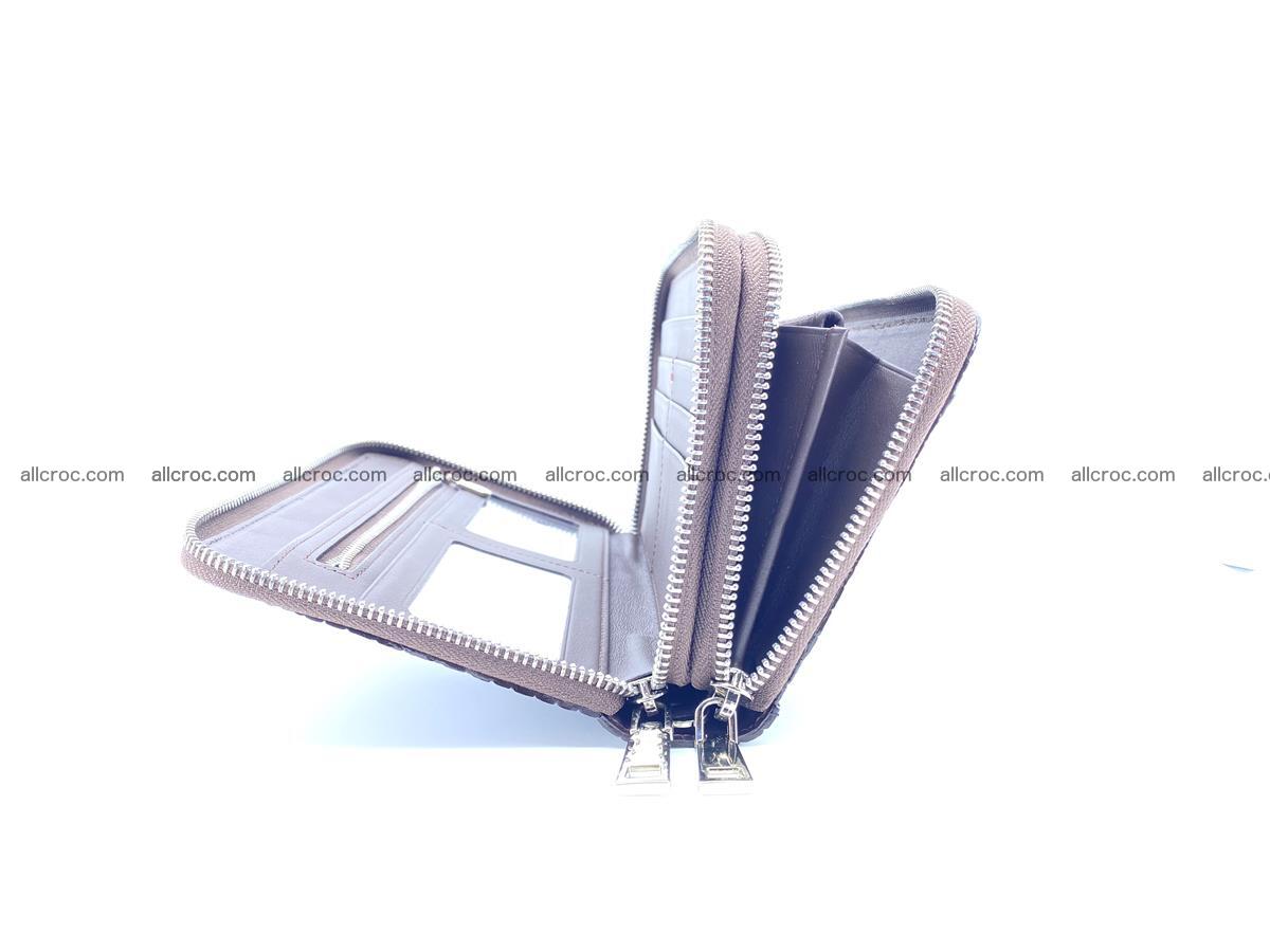 Crocodile skin wallet 2-zips 590 Foto 11
