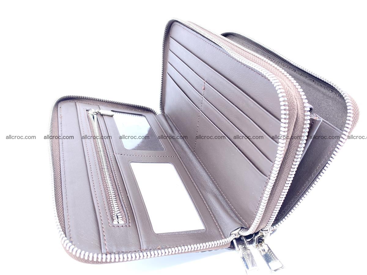 Crocodile skin wallet 2-zips 590 Foto 12
