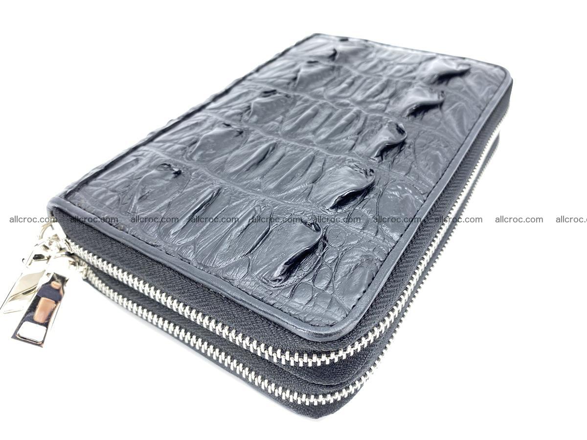 Crocodile skin wallet 2 zips 589 Foto 1