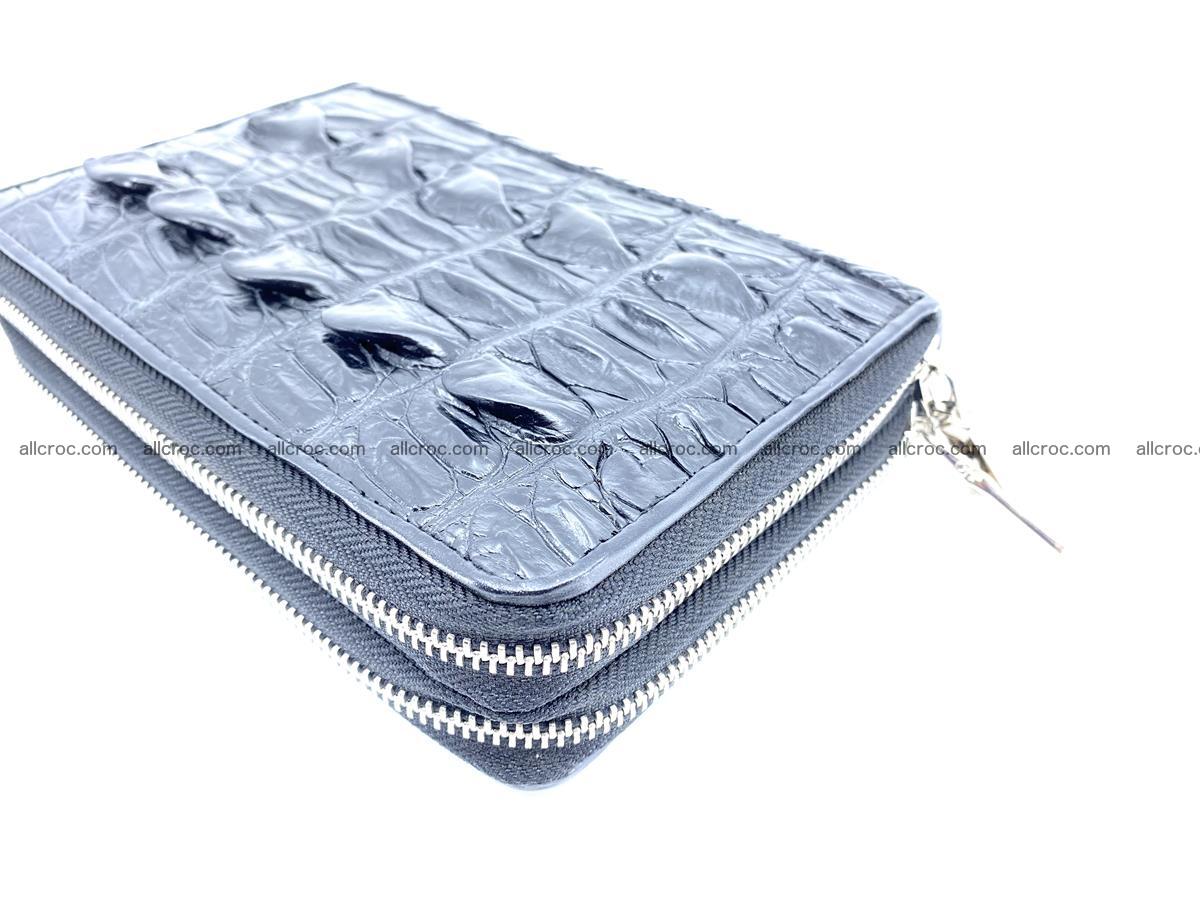 Crocodile skin wallet 2 zips 589 Foto 7
