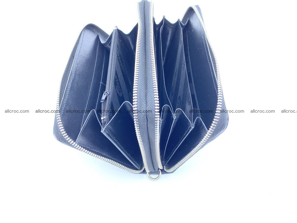 Crocodile skin wallet 2 zips 589 Foto 10
