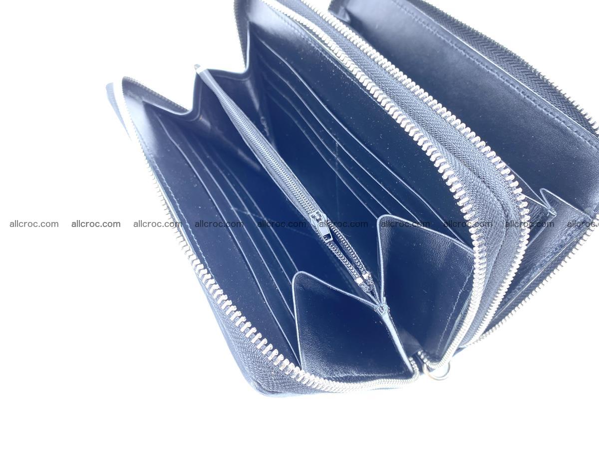 Crocodile skin wallet 2 zips 589 Foto 11