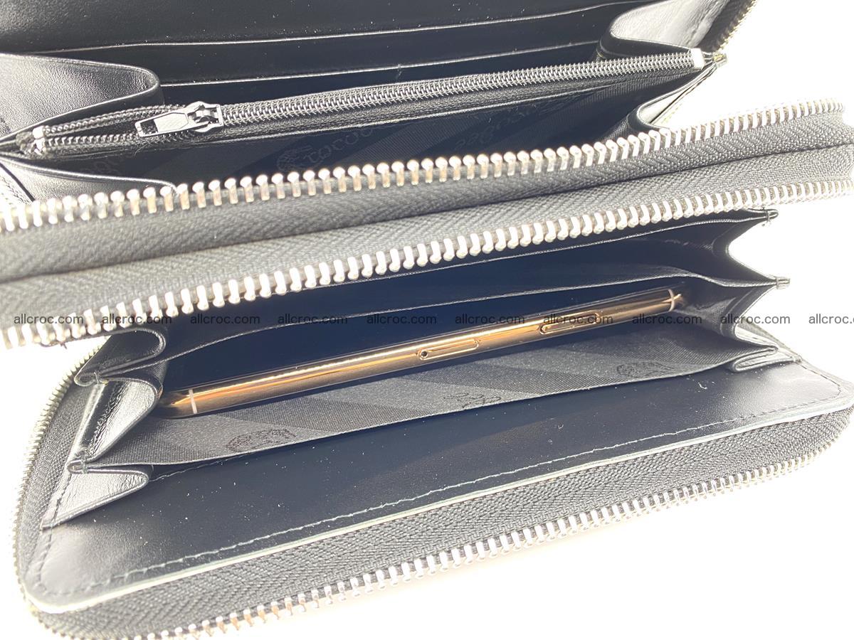 Crocodile skin wallet 2 zips 589 Foto 14