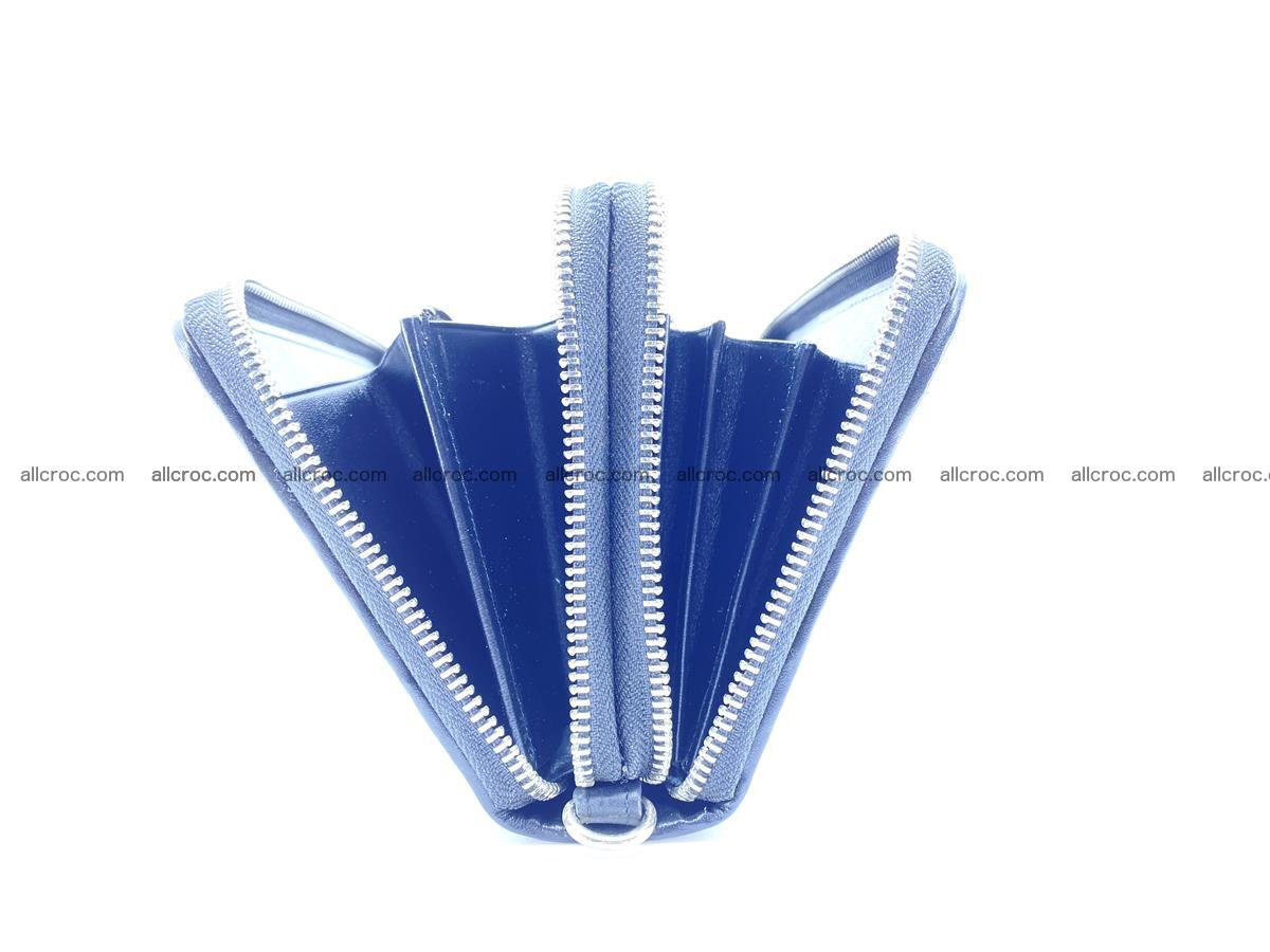 Crocodile skin wallet 2 zips 589 Foto 9