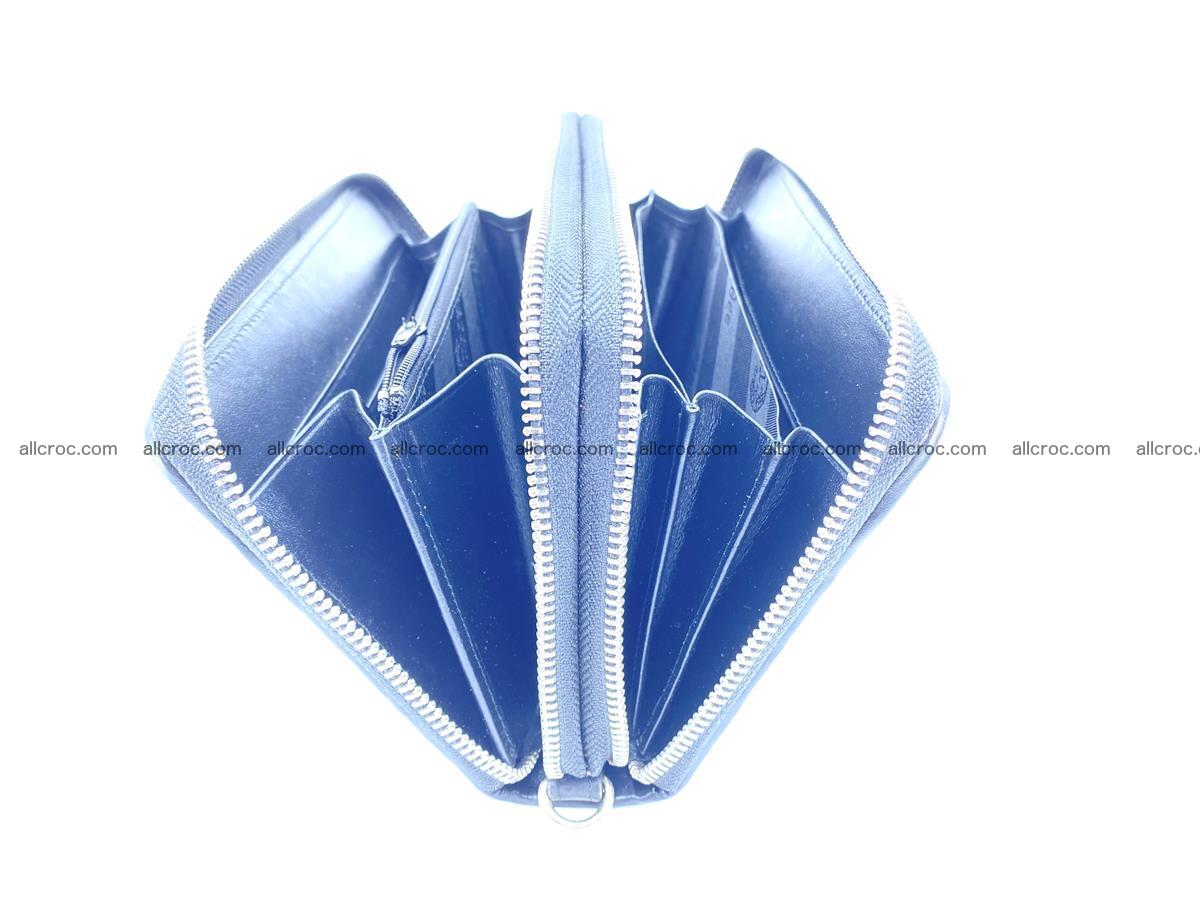 Crocodile skin wallet 2 zips 589 Foto 12