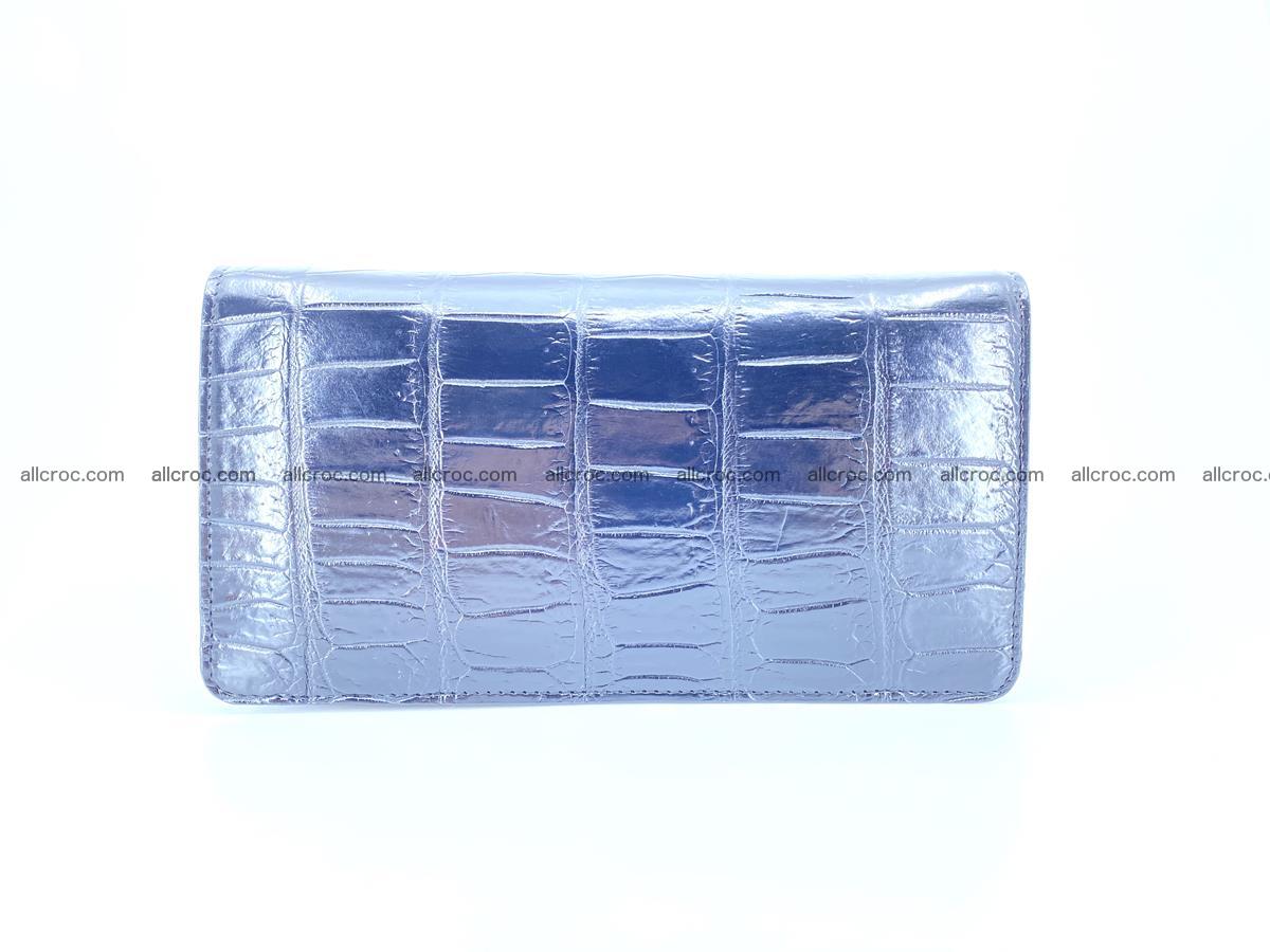 Crocodile skin zip wallet 612 Foto 3