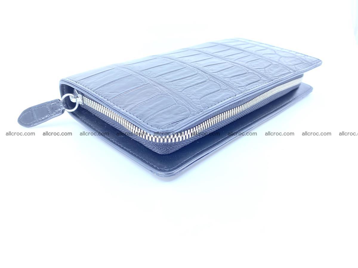 Crocodile skin zip wallet 612 Foto 9