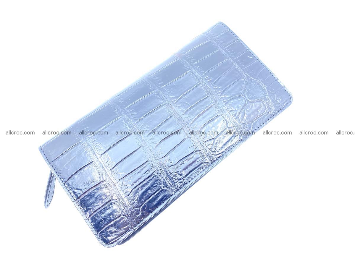 Crocodile skin zip wallet 612 Foto 5