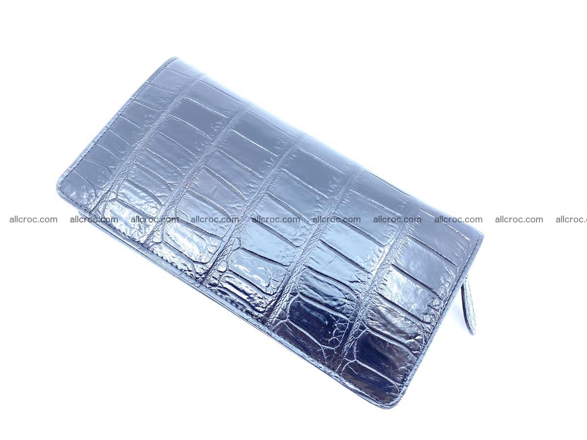 Crocodile skin zip wallet 612 Foto 4