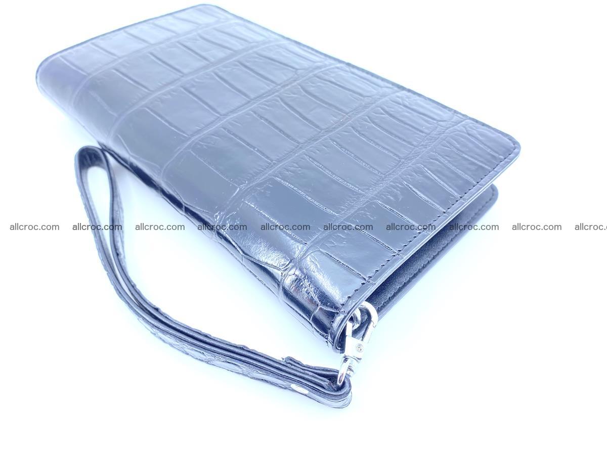 Crocodile skin zip wallet 612 Foto 8