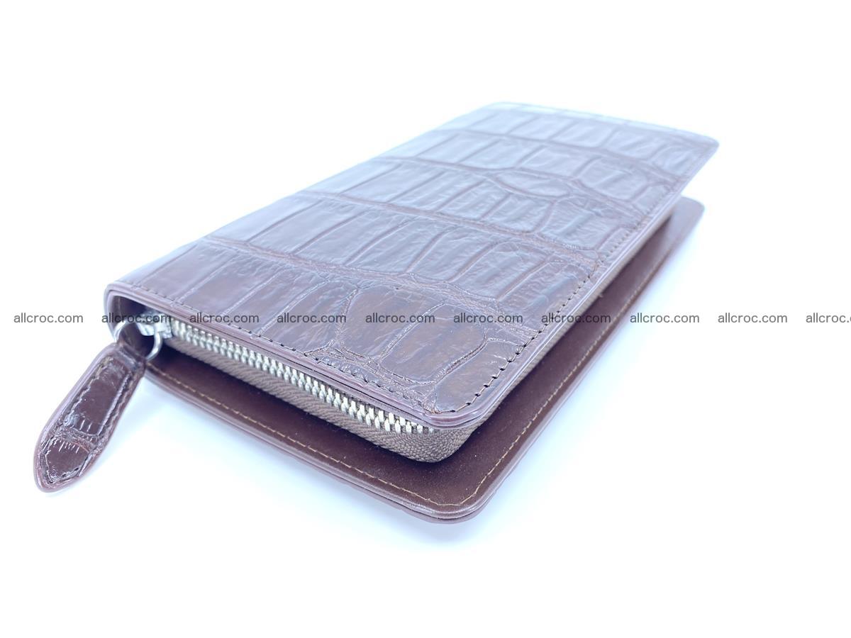 Crocodile skin zip wallet 611 Foto 1