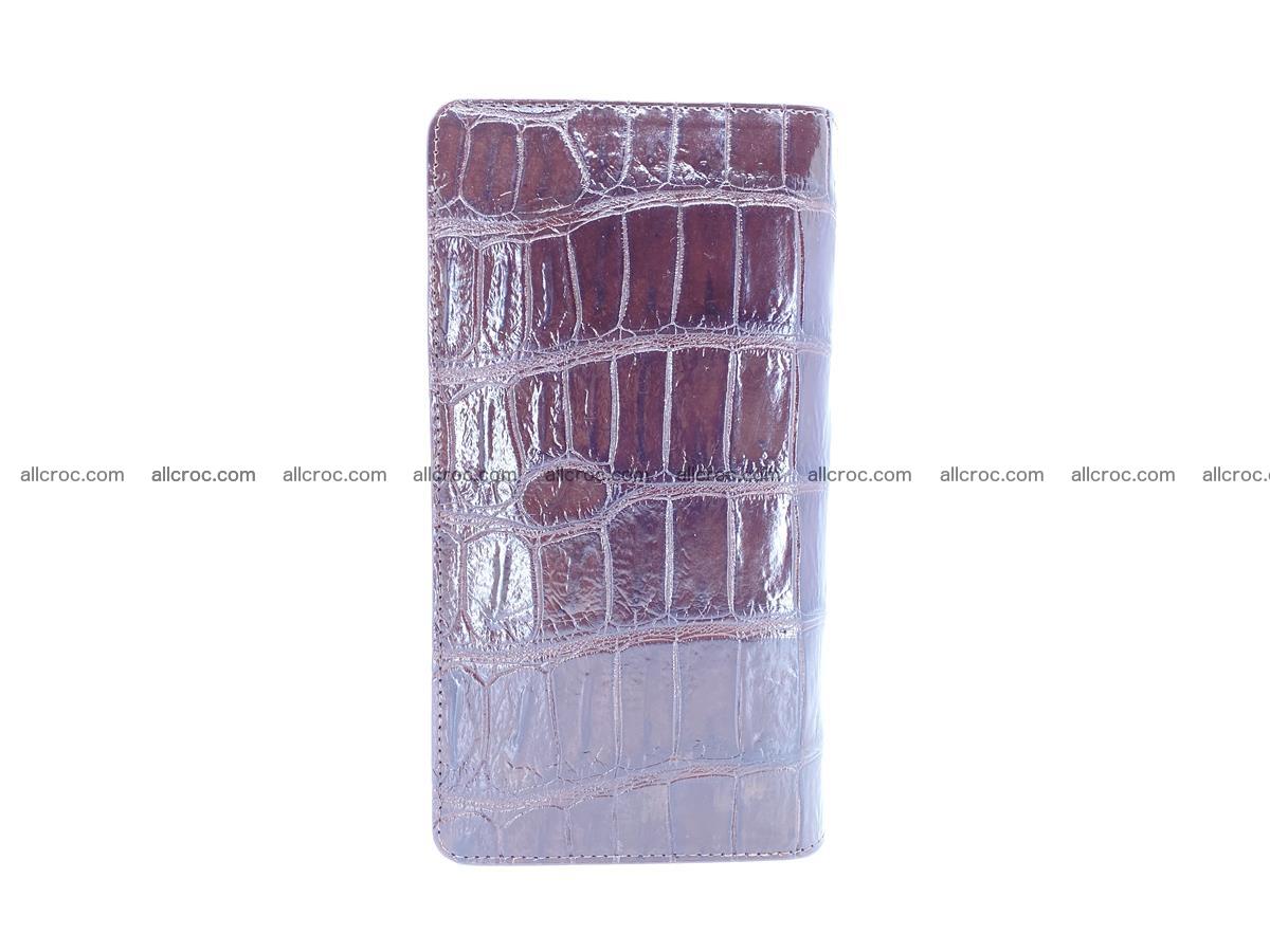 Crocodile skin zip wallet 611 Foto 5