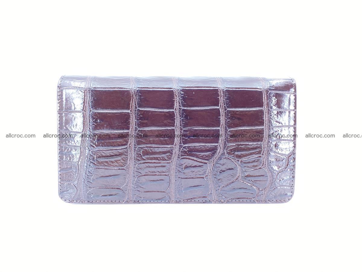 Crocodile skin zip wallet 611 Foto 3