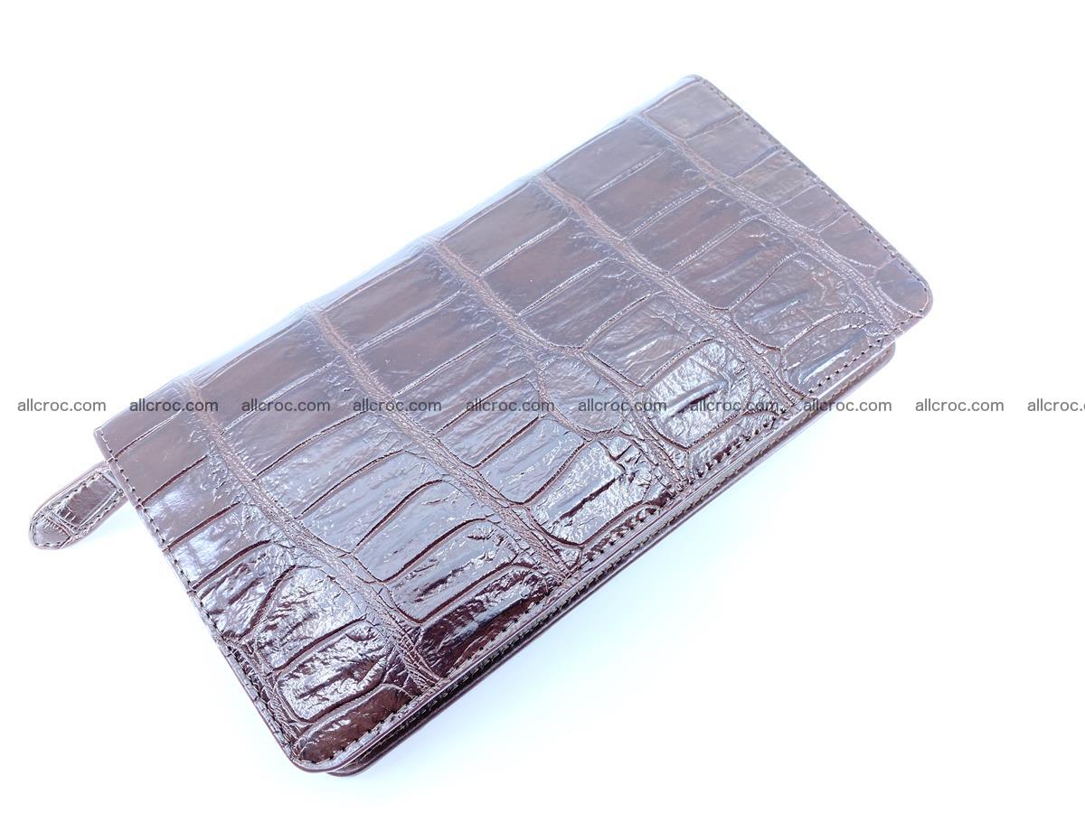 Crocodile skin zip wallet 611 Foto 6