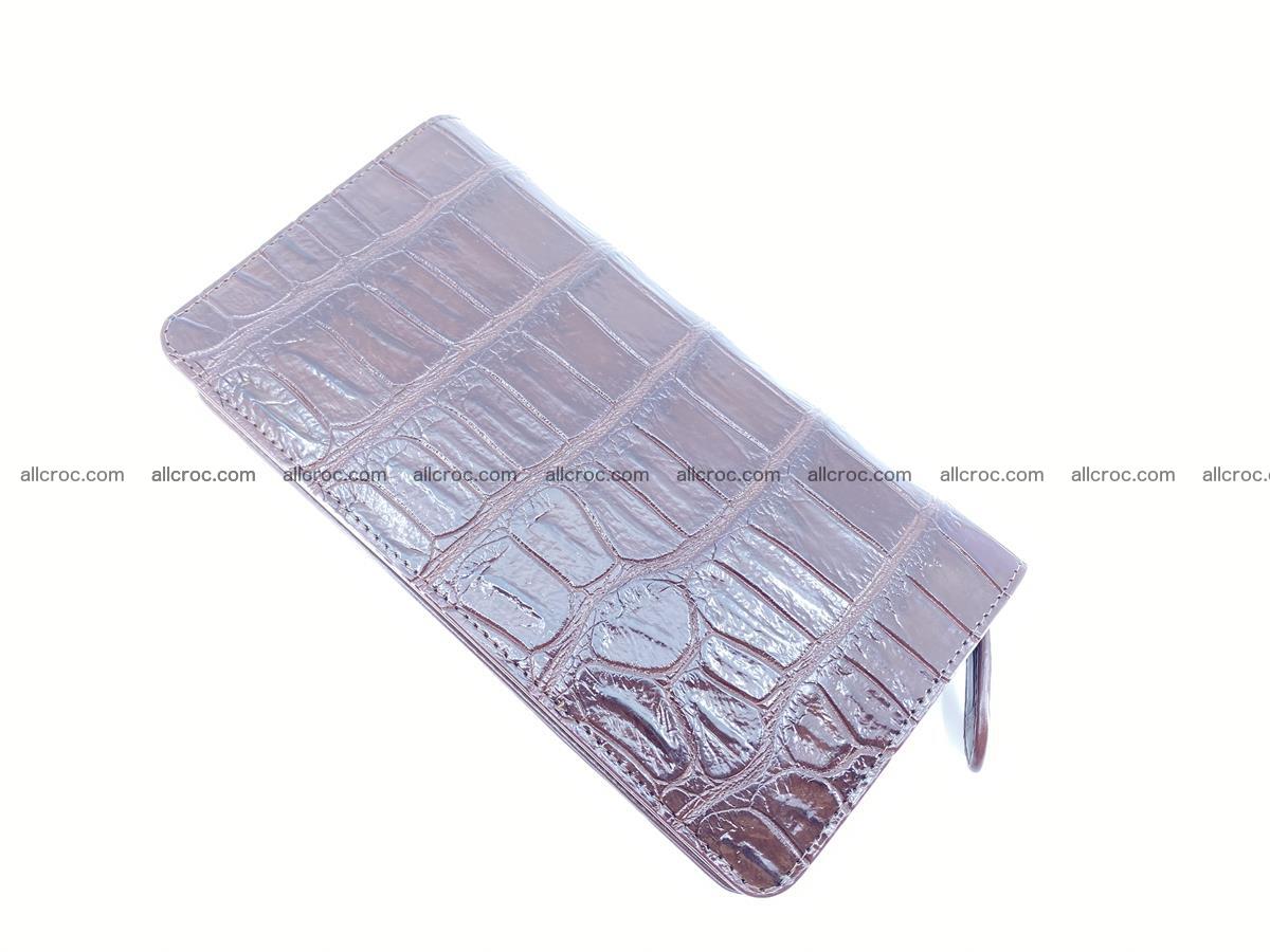 Crocodile skin zip wallet 611 Foto 7