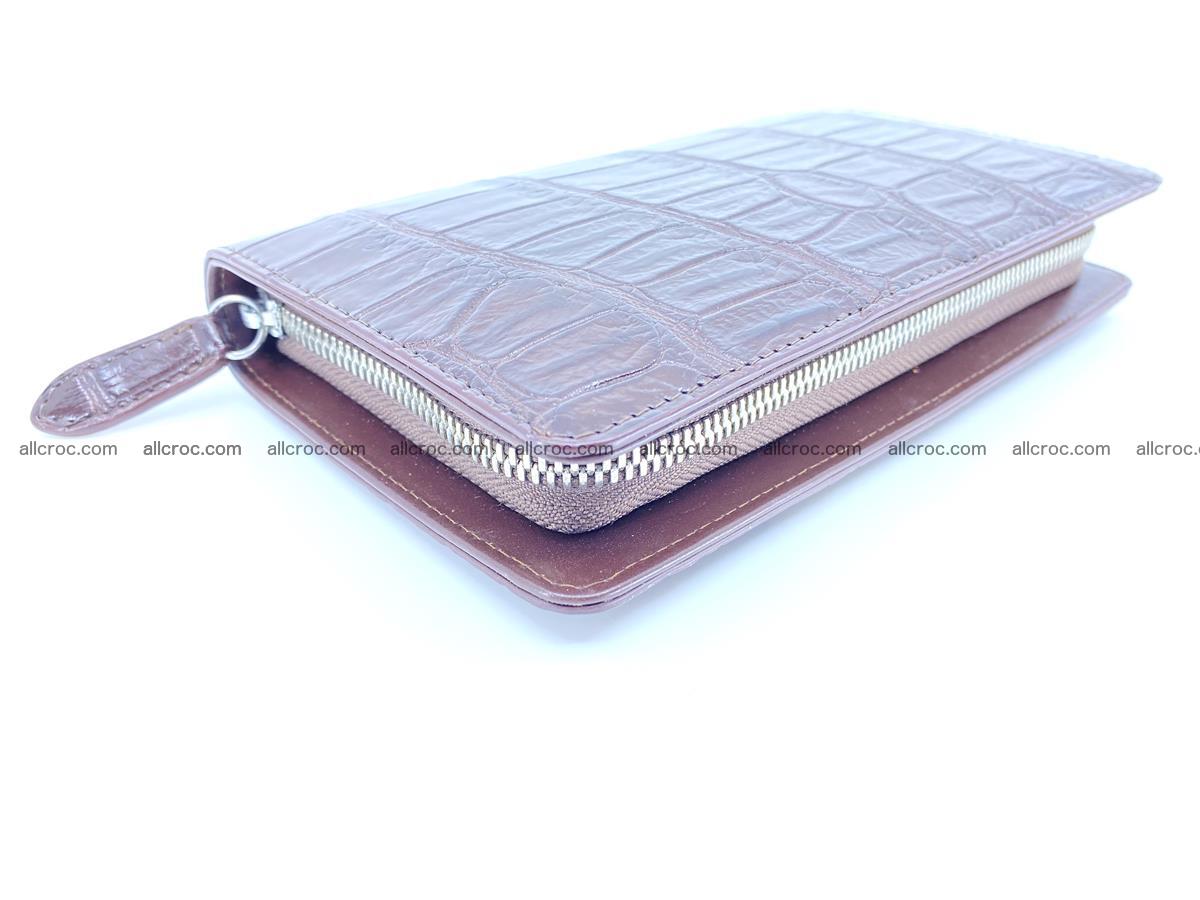 Crocodile skin zip wallet 611 Foto 10