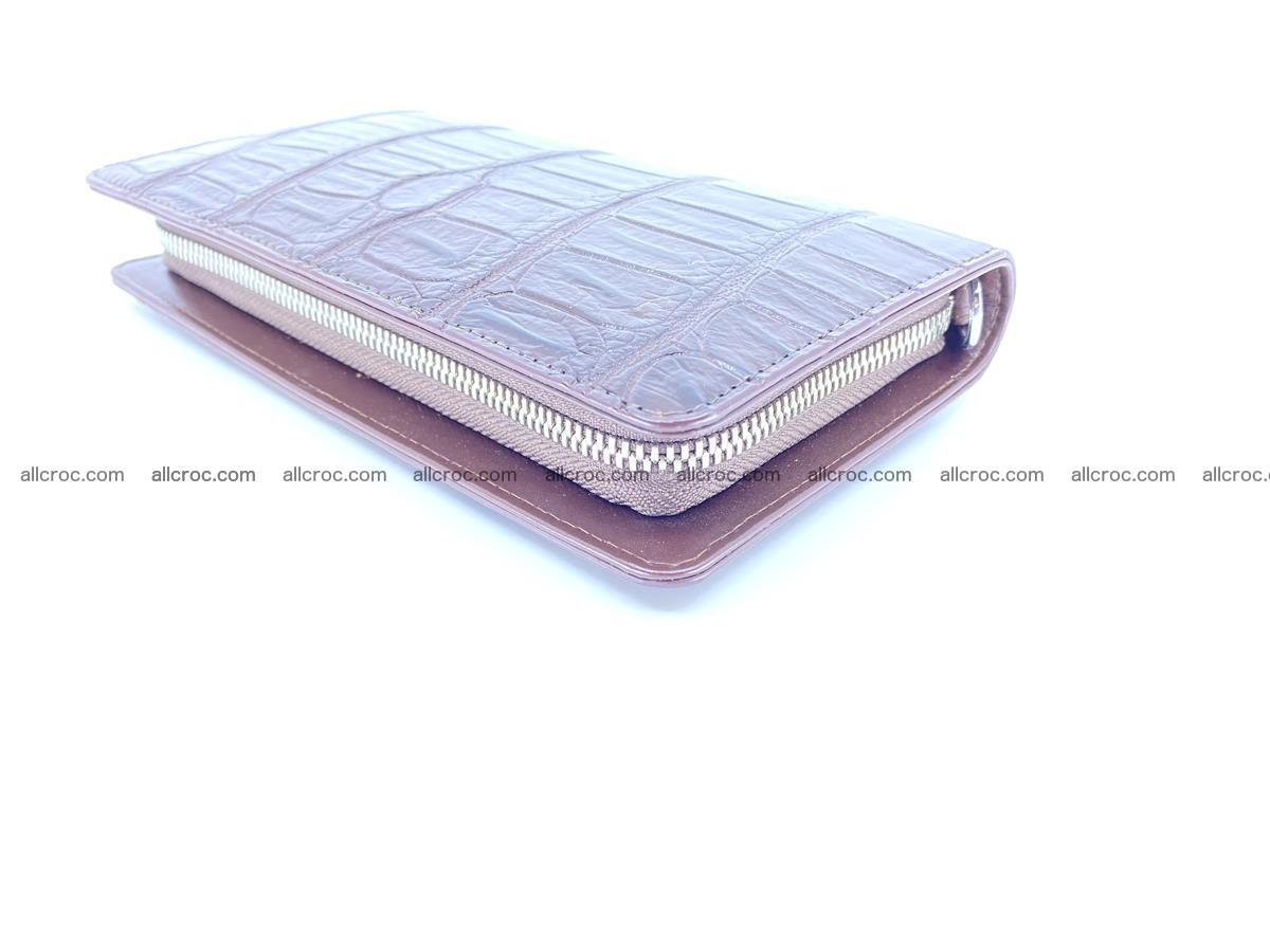 Crocodile skin zip wallet 611 Foto 9
