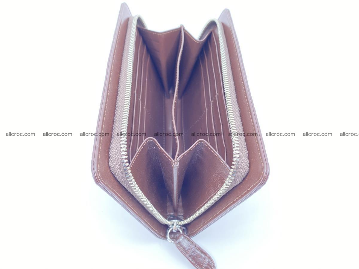 Crocodile skin zip wallet 611 Foto 13