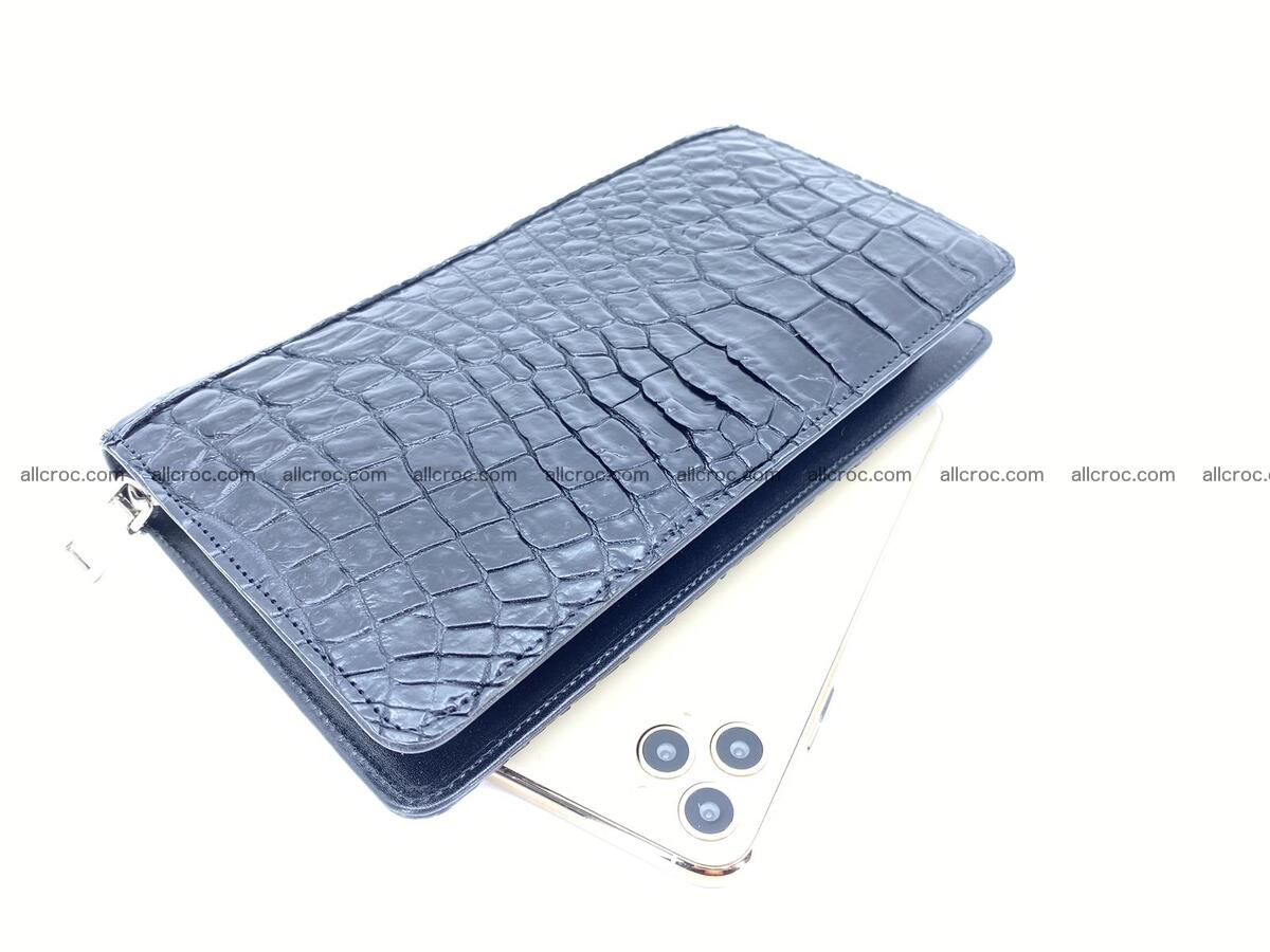Crocodile skin zip wallet 614 Foto 0