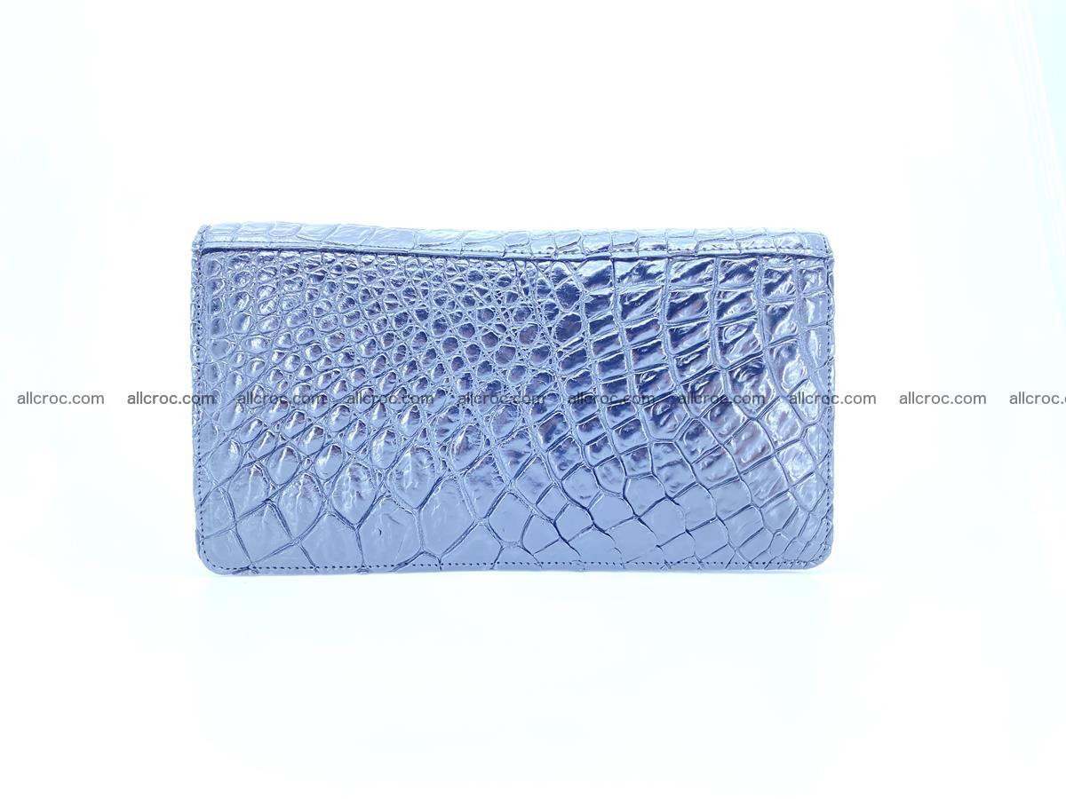 Crocodile skin zip wallet 614 Foto 3