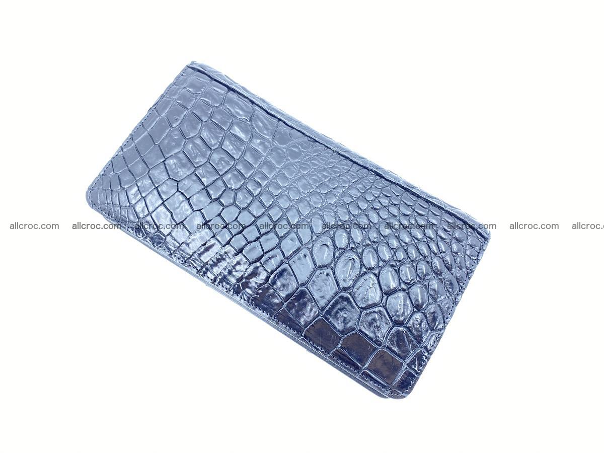 Crocodile skin zip wallet 614 Foto 8
