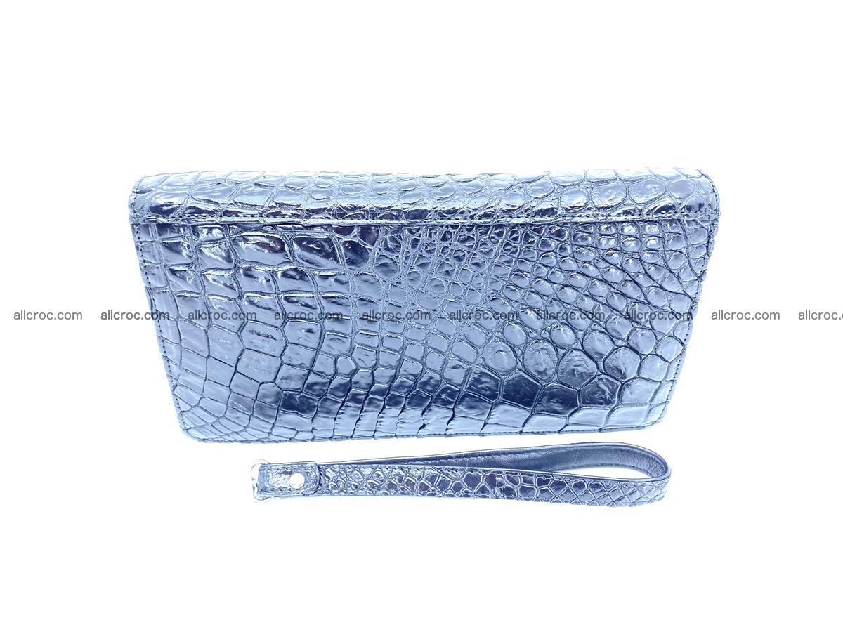 Crocodile skin zip wallet 614 Foto 4