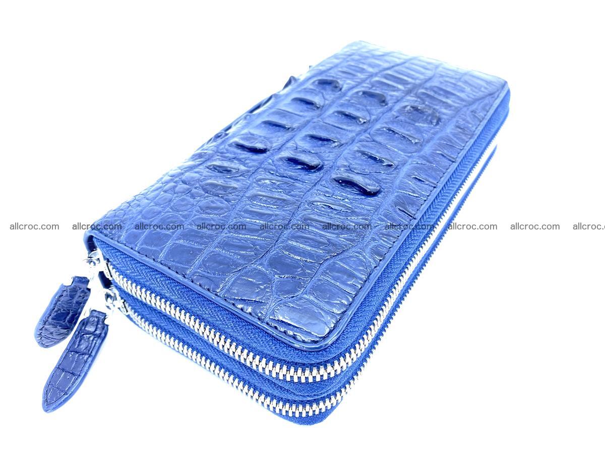 Crocodile skin big wallet 2-zips 677 Foto 1