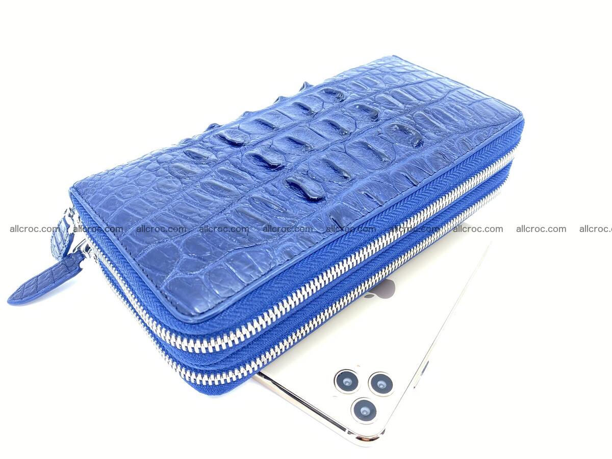 Crocodile skin big wallet 2-zips 677 Foto 0