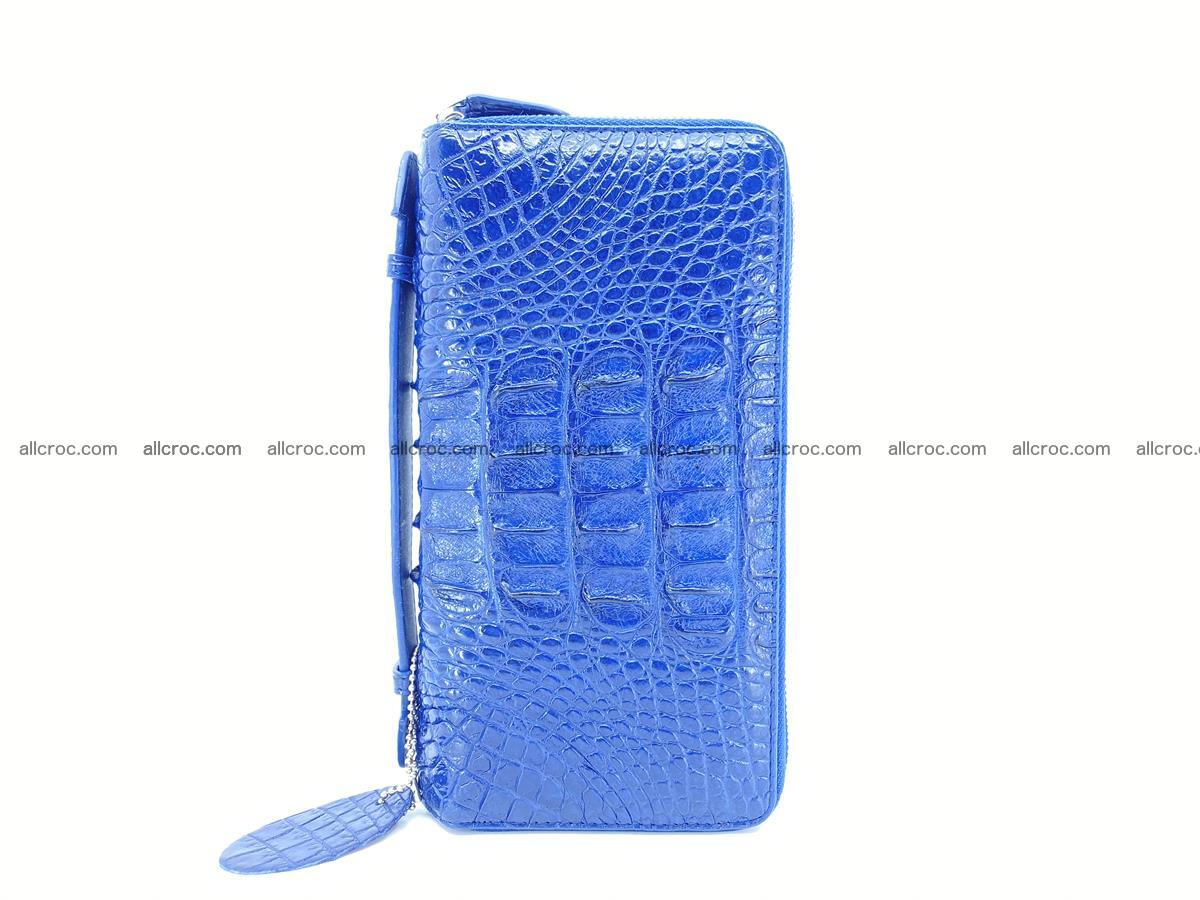 Crocodile skin big wallet 2-zips 677 Foto 6