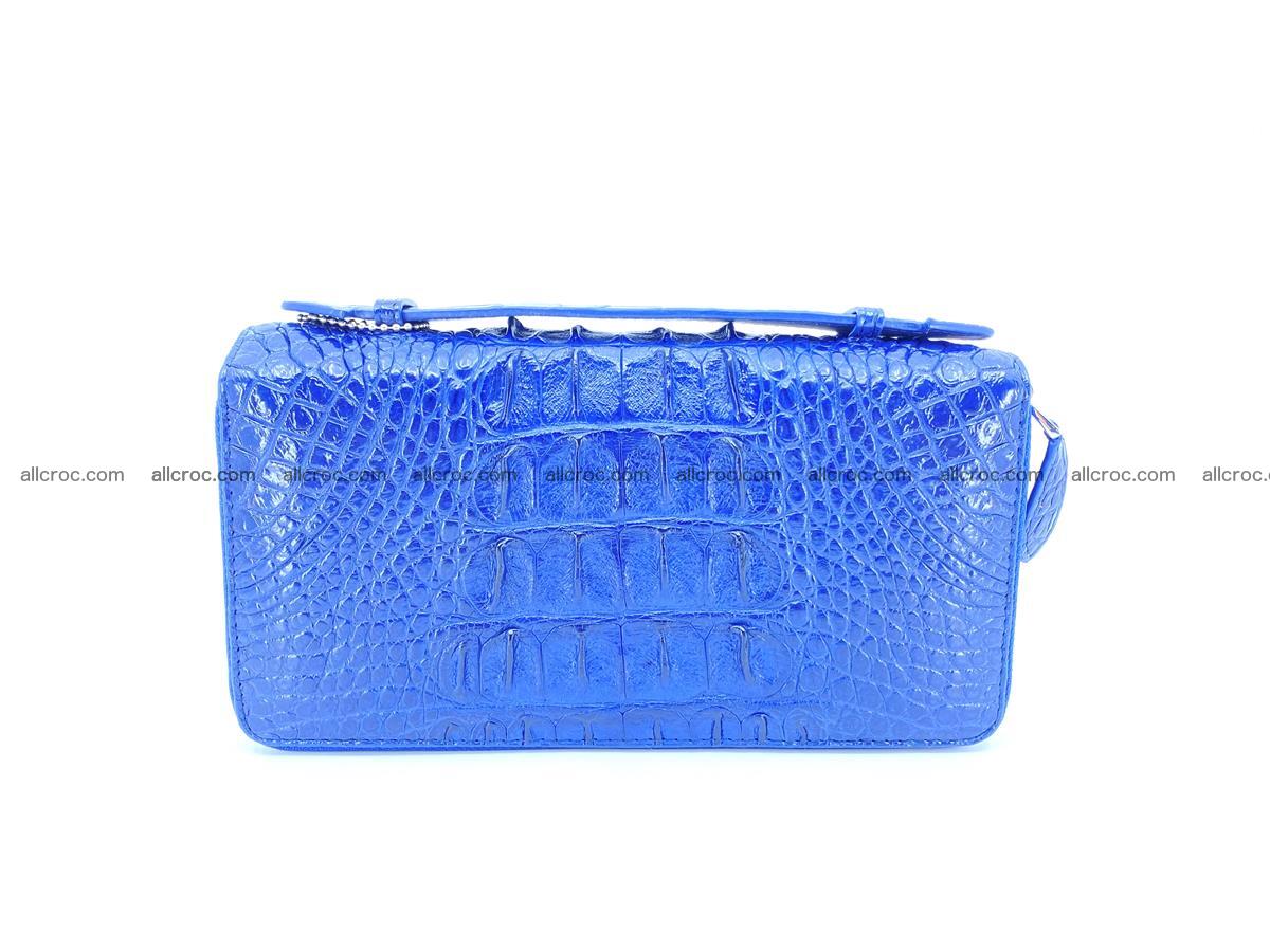 Crocodile skin big wallet 2-zips 677 Foto 3
