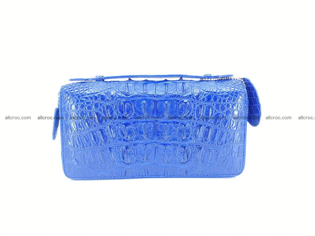 Crocodile skin big wallet 2-zips 677 Foto 2