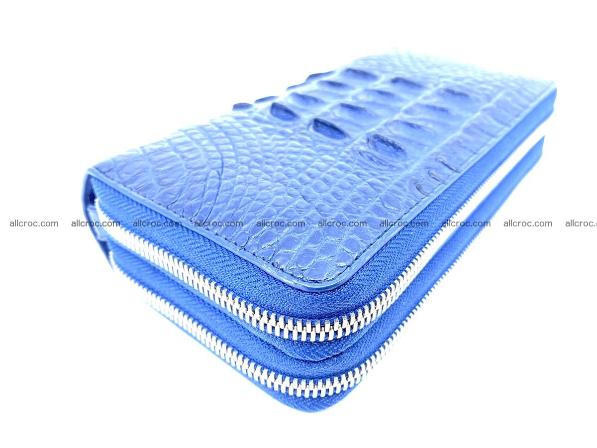 Crocodile skin big wallet 2-zips 677 Foto 9