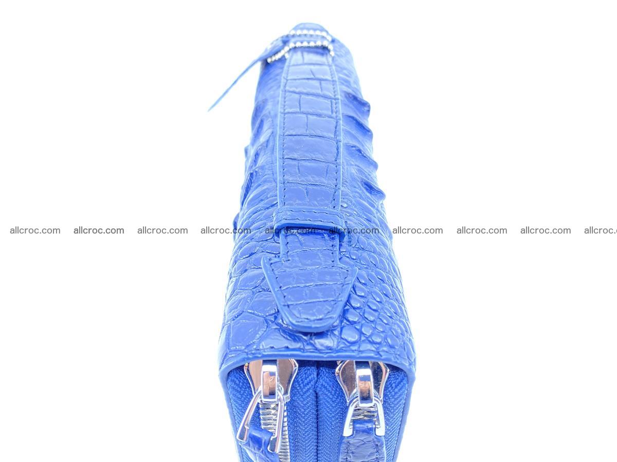 Crocodile skin big wallet 2-zips 677 Foto 12
