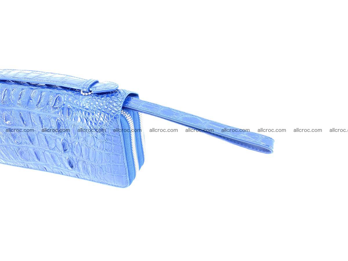 Crocodile skin big wallet 2-zips 677 Foto 15