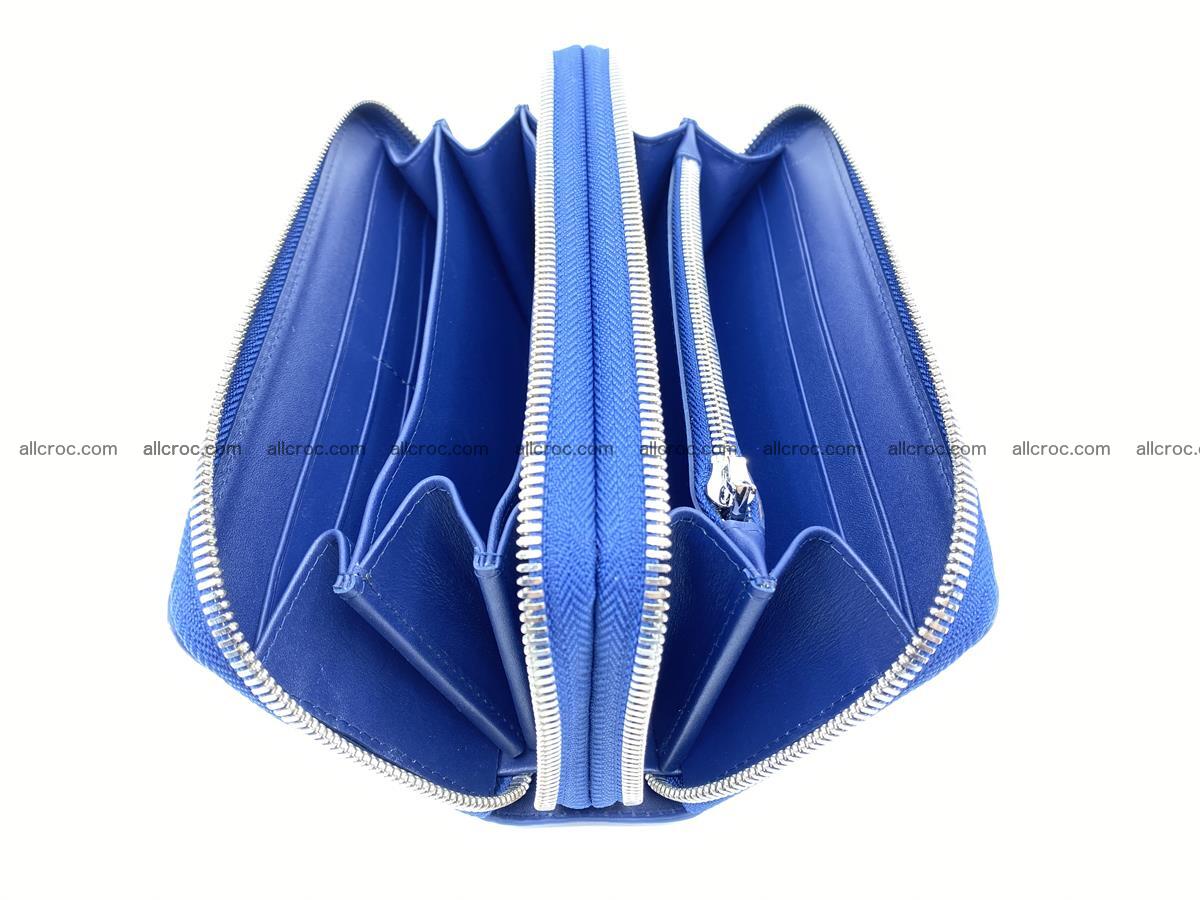 Crocodile skin big wallet 2-zips 677 Foto 19