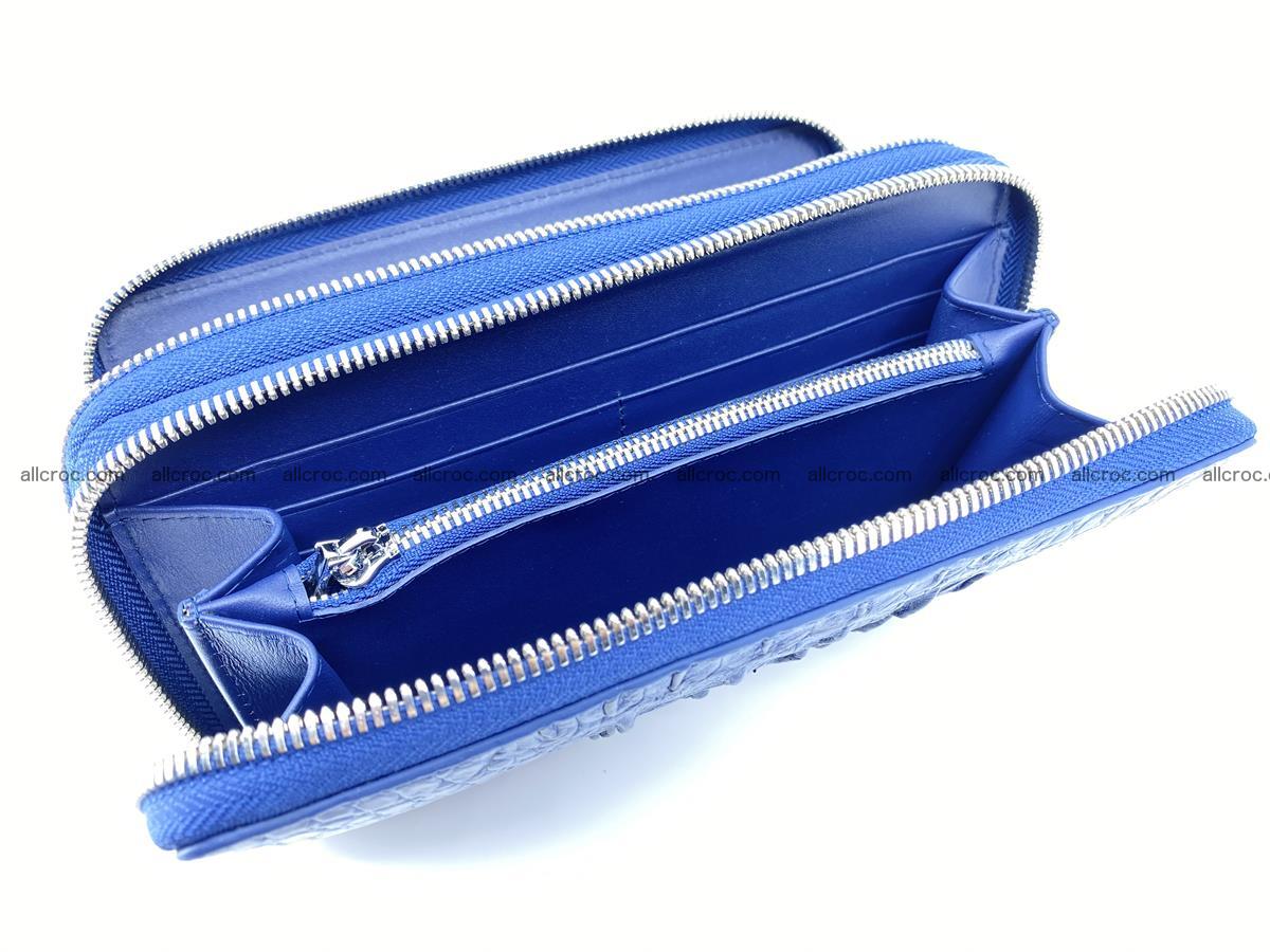 Crocodile skin big wallet 2-zips 677 Foto 20