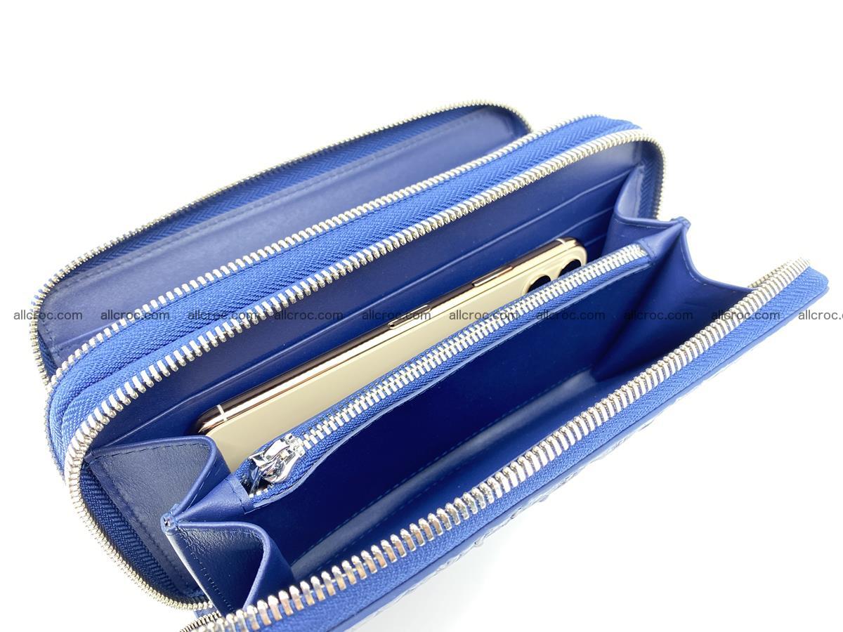 Crocodile skin big wallet 2-zips 677 Foto 18