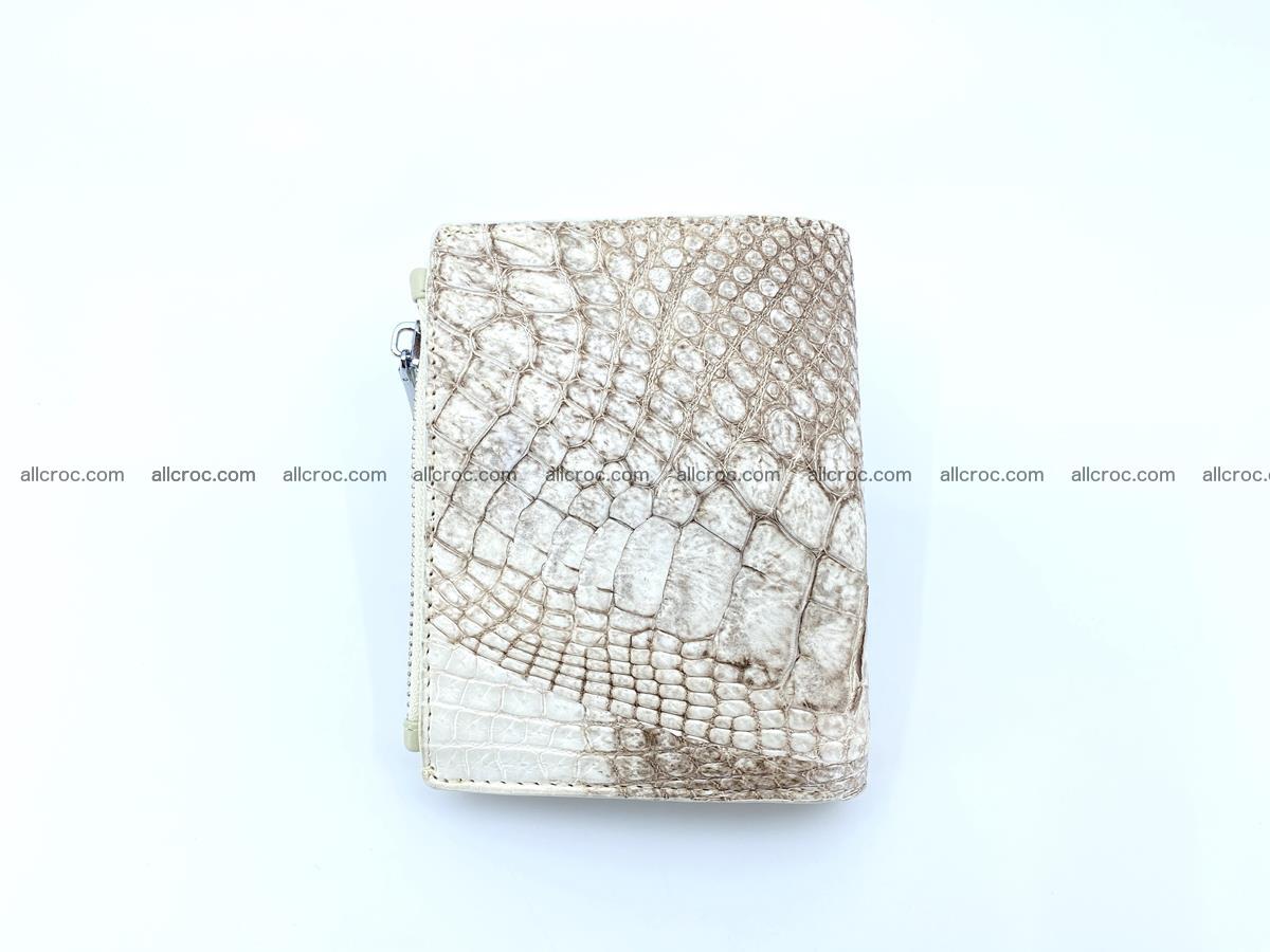 Crocodile leather vertical wallet HK 642 Foto 1