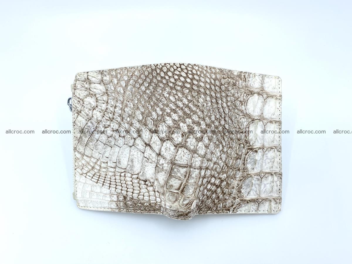 Crocodile leather vertical wallet HK 642 Foto 2