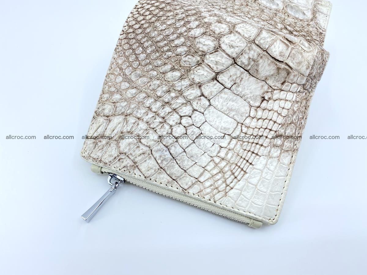 Crocodile leather vertical wallet HK 642 Foto 3