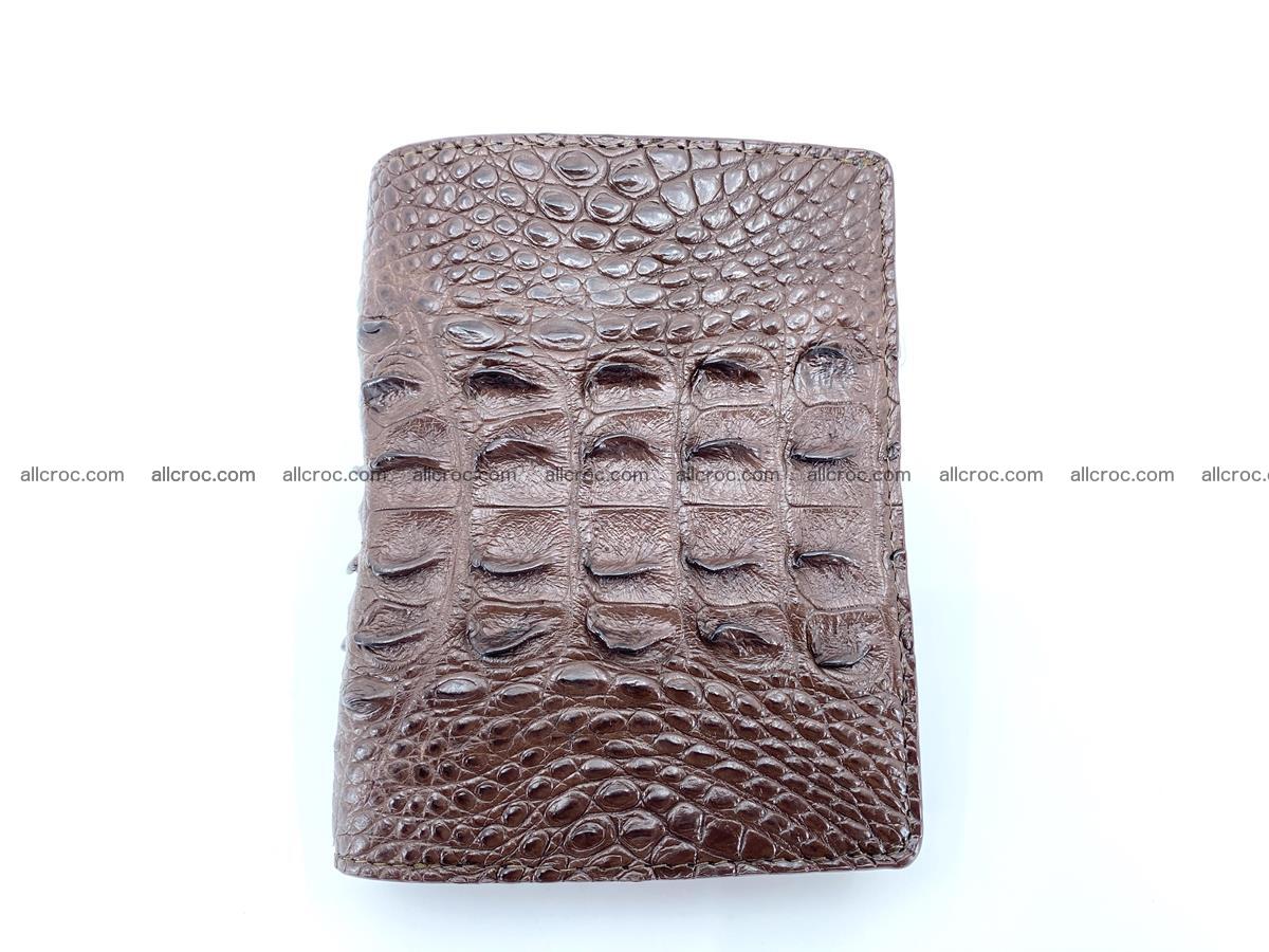 Crocodile leather vertical wallet HK 647 Foto 0