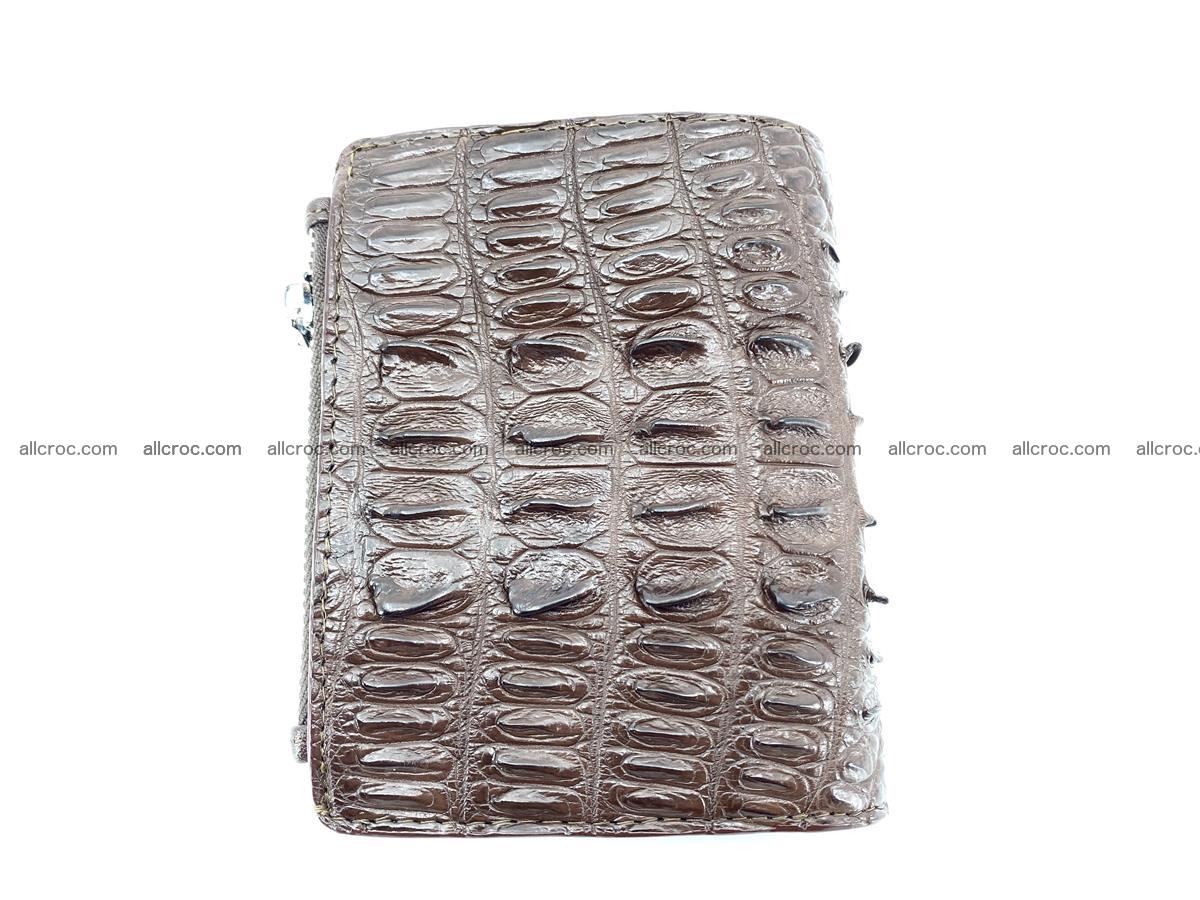 Crocodile leather vertical wallet HK 647 Foto 1