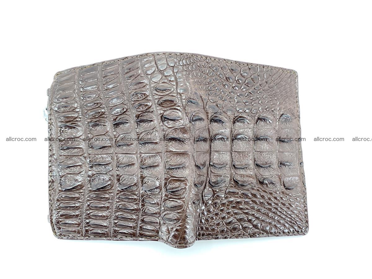 Crocodile leather vertical wallet HK 647 Foto 2