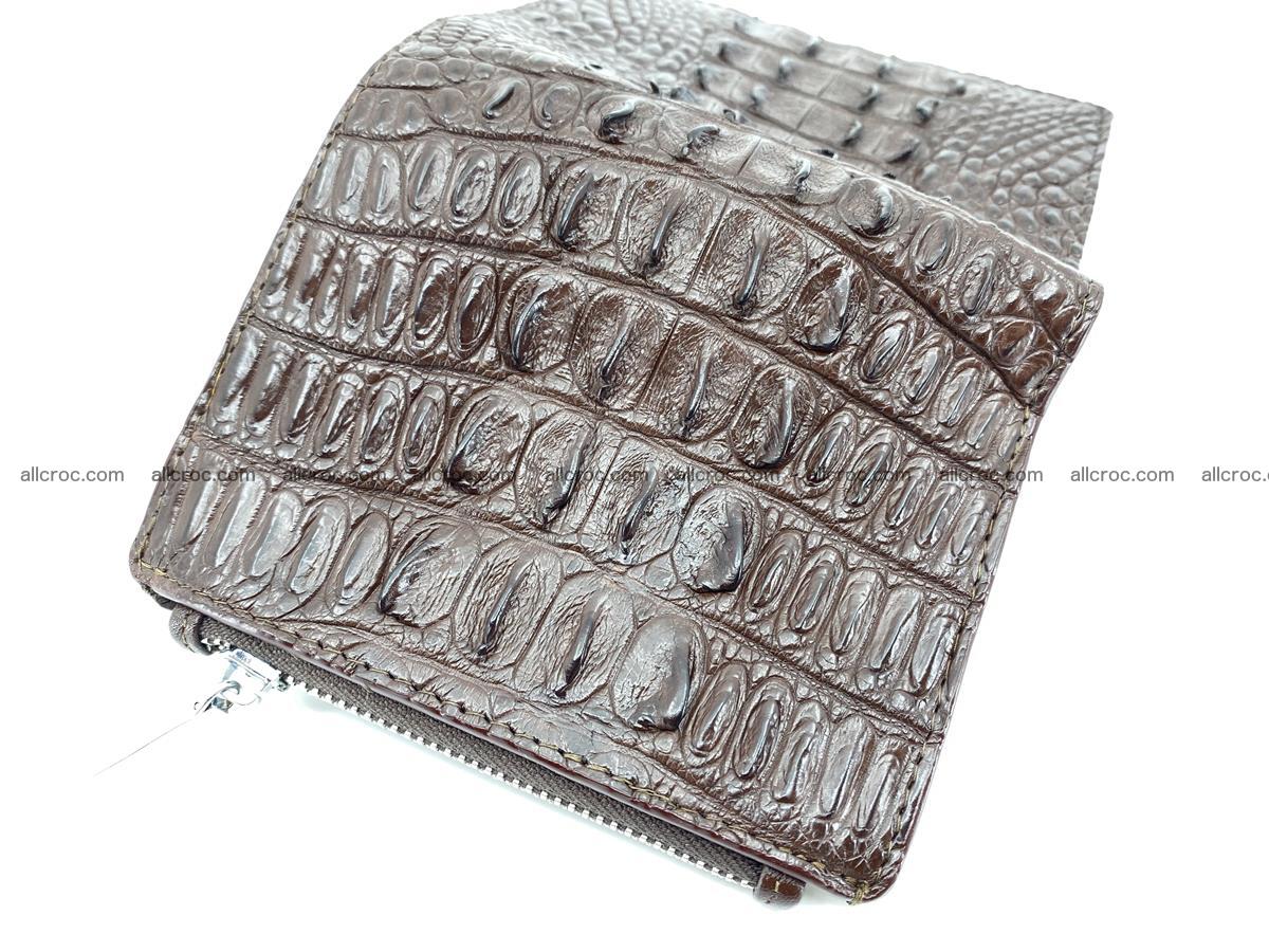 Crocodile leather vertical wallet HK 647 Foto 3