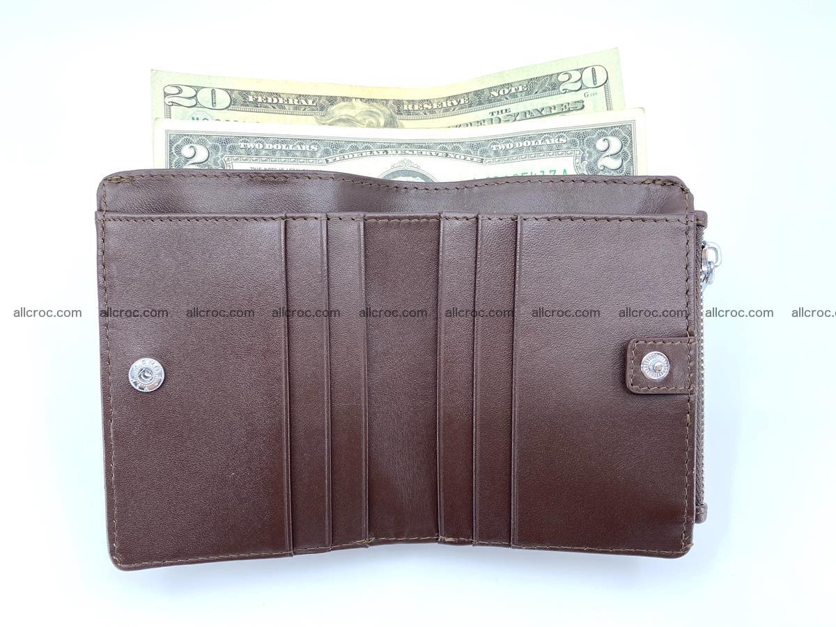 Crocodile leather vertical wallet HK 647 Foto 5